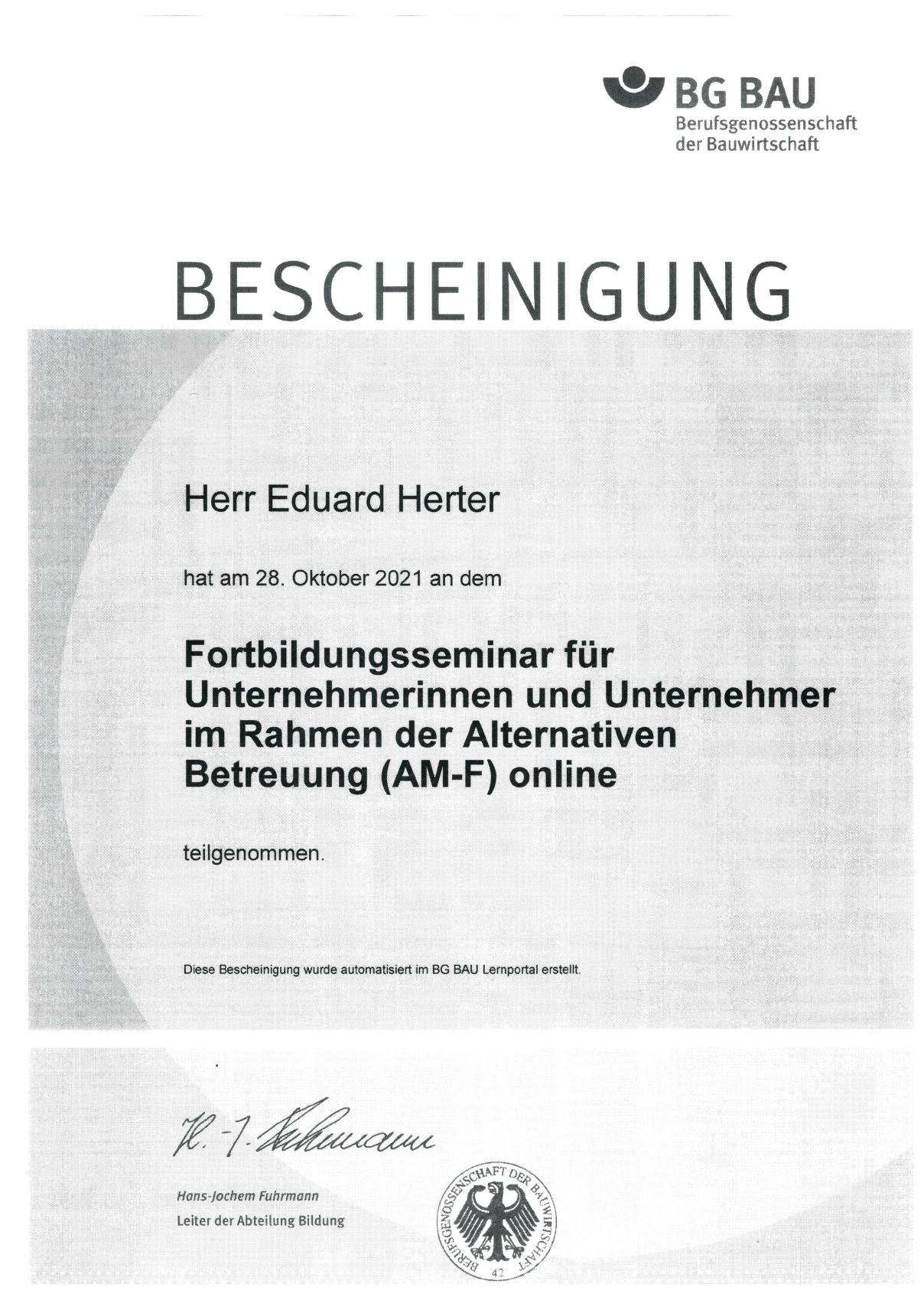Mennekes Haustechnik GmbH & Co.KG - Zertifikate 1